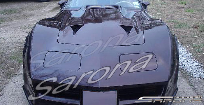 Custom Chevy Corvette  Coupe & Convertible Hood (1977 - 1982) - $980.00 (Part #CH-011-HD)